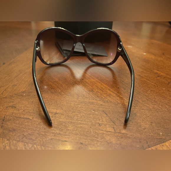 PRADA black oversized Sunglasses Vintage Circa 2000’s, case, cloth and authentic - Picture 5 of 10